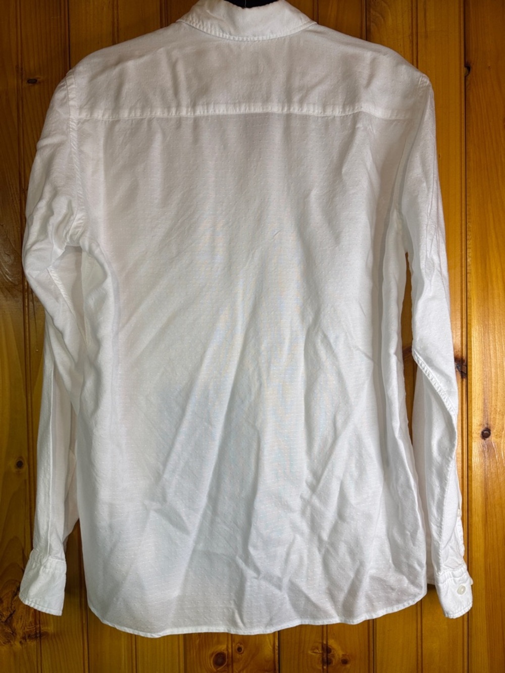 BOSS White Long-Sleeve Casual Button-Down Shirt - Picture 11 of 13